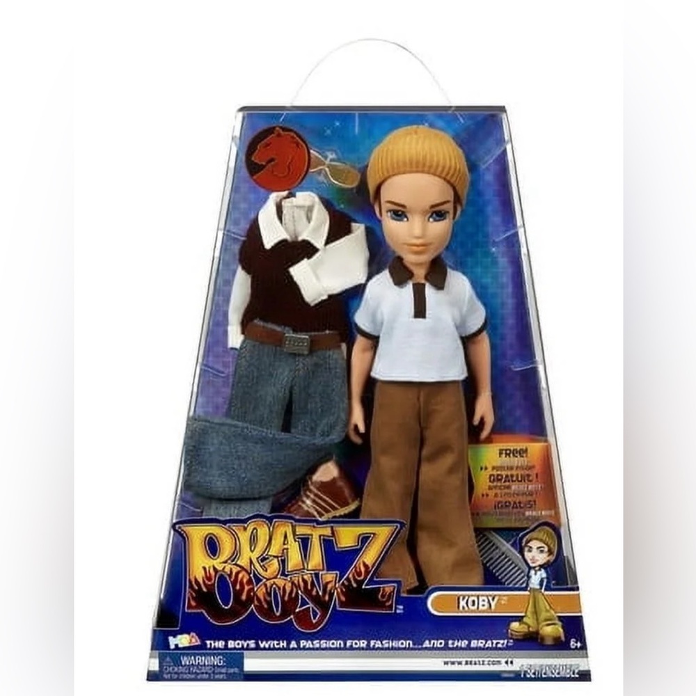 BRATZ BOY Koby Doll with Outfit - Brown and White